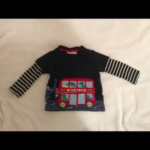 Jojo Maman Bebe Boys Longsleeve Shirt Sz 6-12mo